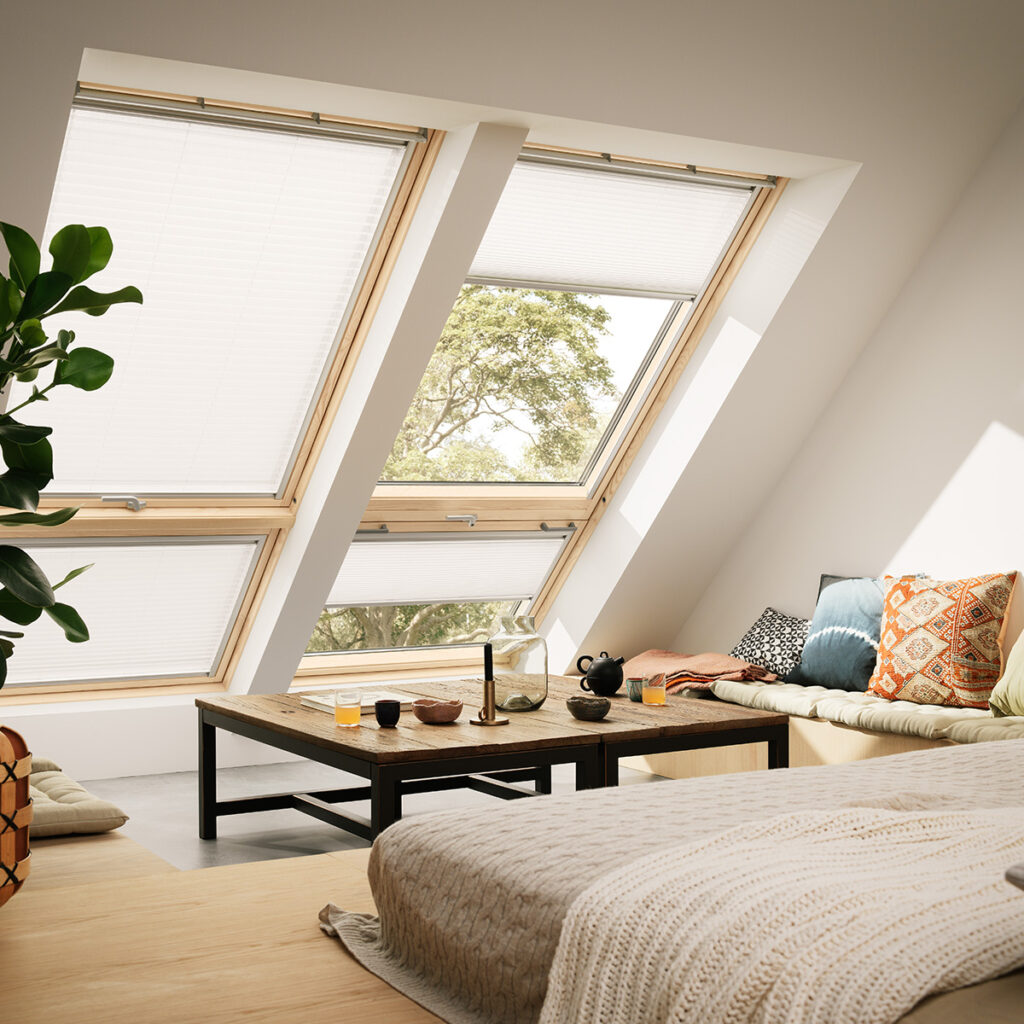 Balcon mansarda pod Velux Cabrio